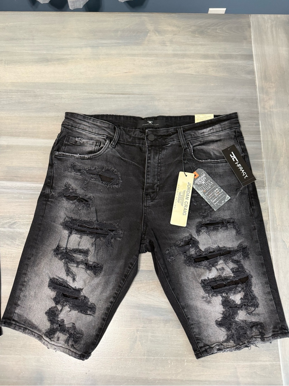 Men’s denim shorts